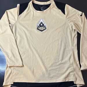 Nike Women’s gold and Black Long Sleeve Athletic Shirt from former athlete.